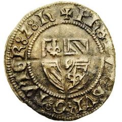 1/4 Groat - Jacqueline and Philip the Good as Regent