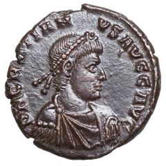 Nummus - Gratian SECVRITAS REIPVBLICAE, O F, Lugdunum