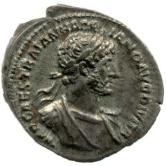 Denarius - Hadrian PARTH F DIVI NER NEP P M TR P COS PIETAS, Pietas