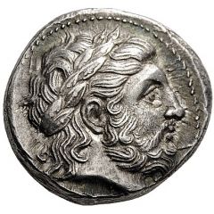 Tetradrachm In the name of Philip II, Pella