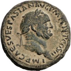Sestertius - Vespasian IVDEA CAPTA S C, Judaea