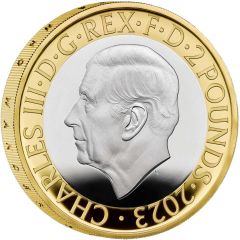 2 Pounds - Charles III JRR Tolkien, Silver Proof
