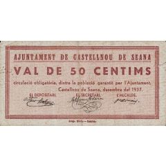 50 Céntimos Castellnou de Seana