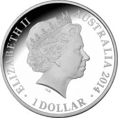1 Dollar - Elizabeth II 4th Portrait - Sydney New Year's Eve