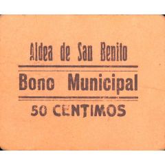 50 Céntimos Aldea de San Benito