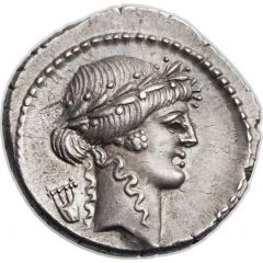 Denarius Clodia: Publius Clodius, P•CLODIVS M•F