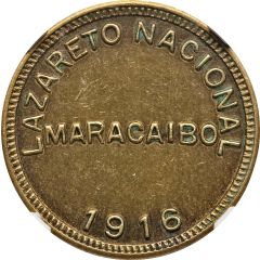 2 Bolívares Maracaibo Leper Colony