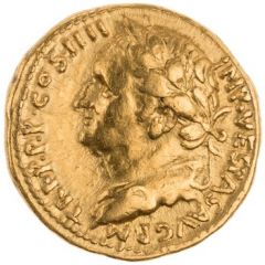 Aureus - Vespasian PAX AVGVSTI, Tyche