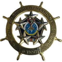 Challenge Coin - U.S.S. Dwight D. Eisenhower Helm Norfolk, Virginia