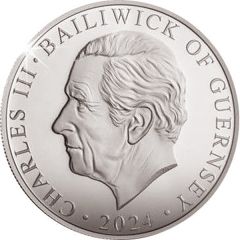5 Pounds - Charles III D-Day, Silver Proof