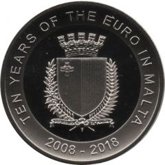 5 Euros Euro Anniversary in Malta