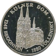 Medal - Cathedral of Cologne / Konrad Adenauer
