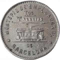 50 Centimos - Tranvias de Barcelona