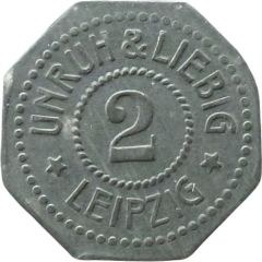 2 Pfennigs - Leipzig Unruh and Liebig