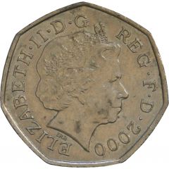 50 Pence - Elizabeth II 4th portrait, Public Libraries