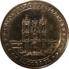 Medal - Alcobaça Monastery Tourist Souvenir, Brass Version