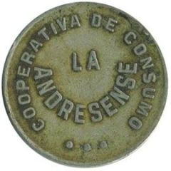 1 Peseta - Cooperativa de Consumo La Andresense