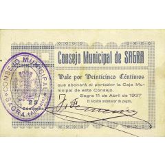 25 Céntimos Sagra