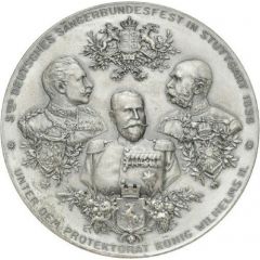 Fifth German Singers Association Festival in Stuttgart in 1896 - Wilhelm II