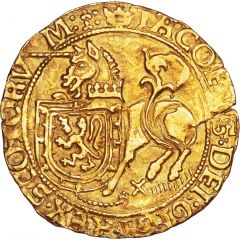 1 Unicorn - James V 1st Coinage, Countermarked
