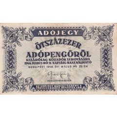 500 000 Adópengő