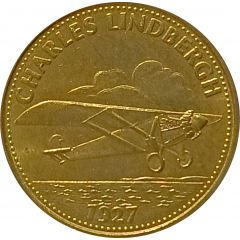 Shell Token - Man in Flight #07 - Charles Lindbergh, 1927
