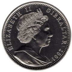 1 Crown - Elizabeth II Pluto