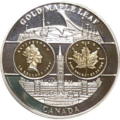 Medal - Gold Maple Leaf
