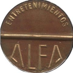 Jeton de jeu Entretenimientos Alfa