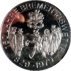 Medal - Bremer Eiswette 1829-1879