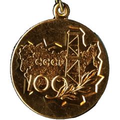 Medal - For services in the exploration of mineral resources Ministry of Geology