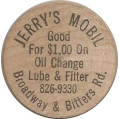 Wooden Nickel - Jerry`s Mobil