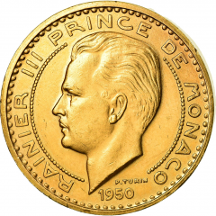 100 Francs - Rainier III Piedfort Essai