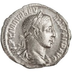 Denarius - Severus Alexander P M TR P IIII COS P P