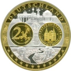 Medal - European Currency Germany 2 Euro Schleswig-Holstein