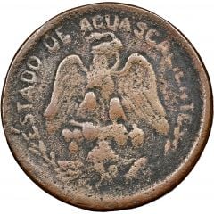 20 Centavos Curved bottom 2, Cast