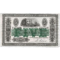 5 Pounds Ulster Bank