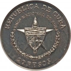 20 Pesos First Spanish Railroad