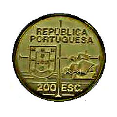 200 Escudos California, Gold