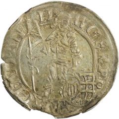 1 Groschen - Woldemar VI, Ernest, Rudolph and George II