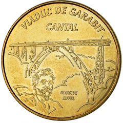Monnaie de Paris Tourist Token - Cantal Viaduc de Garabit - Gustave Eiffel