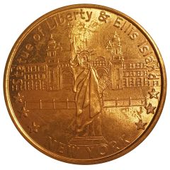 Token - New York Statue of Liberty and Ellis Island