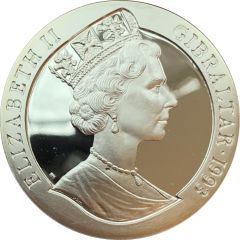1 Crown - Elizabeth II H.M.S. Ark Royal, Silver Proof