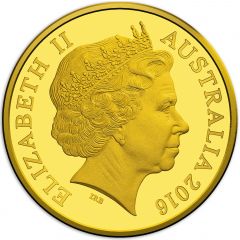 50 Cents - Elizabeth II 4th Portrait - 50th Anniversary of Decimal Currency - Gold Proof