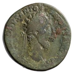 Sestertius - Commodus P M TR P VIII IMP VI COS IIII P P S C, Pax