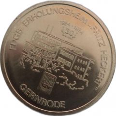 Medal - 30th anniversary of the FDGB-Ferienheim Fritz Heckert
