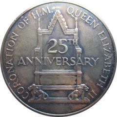Medal - Elizabeth II Coronation 25th Anniversary
