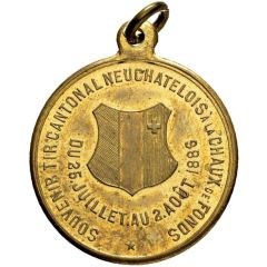 Neuchâtel cantonal shooting La Chaux-de-Fonds; bronze