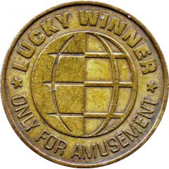 Game Token - Lucky Winner 24.5 mm