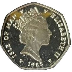 50 Pence - Elizabeth II 3rd portrait, Silver Proof